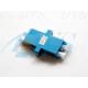 LC Duplex Fiber Optic Attenuator , Blue / Green / Metal Fiber Optical Fiber Adaptor