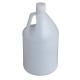 Translucent 3.8L HDPE Round 1 Gallon Chemical Containers With Handle