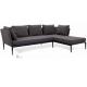 North Europe style fabric section sofa furniture