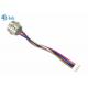 Female Contacts To 5 Pins Crimp Terminal AISG RET Cables AISG IP67 Rear Panel Mounting