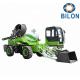 Green Color 2.6 CBM Concrete Mixer Truck With Pump Speed 13r / Min