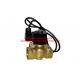 Brass Material IP68 Two Ways Solenoid Valve Water Fountain Accessories AC24V