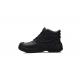 Anti Puncture PU Sole Safety Shoes Genuine Leather Waterproof With Mesh Lining
