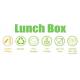 Wholesale disposable bento box kraft paper lunch packaging box,Kraft Paper Fast Food Lunch Box With Printing bageasepac