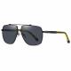 Two Color Metal Frame Sunglasses Large UV400 Protection Anti Glare