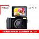 8MP CMOS Full HD Compact Camera , Digital Video Recorder Camera Extend Retract Flash Lamp