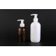 UKLB30 150ml-250ml  PET plastic Shampoo and Shower gel bottle with Left and right lock external spring lotion pump