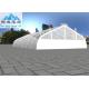 20x40m White PVC Curve Clear Aluminum Frame Tent For Wedding 500 People Seater Wind Resistant