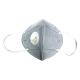 Dust Proof KN95 N95 Respirator Mask 17.4*21cm Grey White Non Woven Fabric Mask