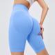 Squat Proof Butt Lifting Yoga Shorts Workout High Waist Tummy Control Ruched Booty Pants