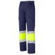 Multi Pocket High Visibility Polycotton Trousers 200gsm Reflective Work Pants
