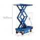 ISO Mobile Hydraulic Scissor Lifting Table Cart 750KG Lifting Equipment