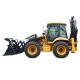 Mini Compact Wheel Excavator Loader With Accessories High Performance