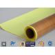 Self - Adhesive Tapes Brown PTFE Coated Fiberglass Fabric Sticker 1000mm Width 50 Meter