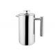 12 - 51oz Metal French Press Coffee Maker Double Wall Keep Warm Shinny Cafetiere Coffee Filter