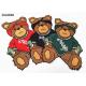 Custom Iron - On Backing Bear Logo Clothing Embroidery Patches Large Size