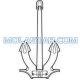 Molastar Stainless Steel Marine Hall Anchor With Certificate Stockless Anchors Hall Anchor Stockless Hall Anchor