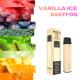 850mah Vanilla Fruit Flavors Disposable Vape 1000 Puffs 5.8ml E Liquid