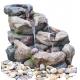 Natural Rock Water Fountains For Home Decoration , Weather Resistant 