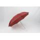 27 Inch Manual Windproof Golf Umbrellas Red Tartan Fabric Acrylic Handle