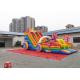Inflatable Unicorn Carriage Dry Slide Outdoor With Air Blower