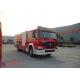 206Kw 4x2 Drive Commercial Fire Trucks Large Space Six Seats Foam Fire Truck