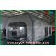 Inflatable Garage Tent Prefessional Gray Waterproof PVC And Oxford Cloth Inflatable Paint Booth For Car Painting