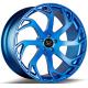 Custom Blue 20 Forged Wheels Made of 6061-T6 Aluminum Alloy  For Ford 5x108
