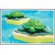 Custom Water turtle Aqua Play Water Playground , Spray Park Equipment For Kid