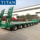 China 6 Axles Step Deck Trailer 60T Semi Low Bed Truck