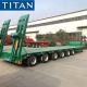 TITAN 6 Axles Low-loader Heavy Duty Lowbed Mining Semi Trailers