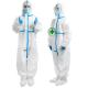 Disposable epidemic prevention supplies medical protective clothing isolation clothing conjoined hooded whole body