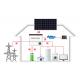 Rooftop Off Grid 5kw 10kw Home Solar Power System With Battery Pack