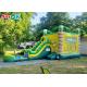 Kids Inflatable Slide Outdoor Palm Tree Inflatable Bouncer Slide Bounce House Combo