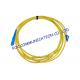 Simplex Singlemode Fiber Optic Cable Patch Cord For FTTH Systems, Low Insertion Loss