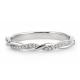 14K White Gold Real Diamond Jewellery Ring 0.3ct Round Cut ODM For Engagement