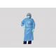 Anti Pull Disposable Isolation Gowns Regular Weight 20 - 40gsm Non Woven Material