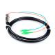 5M Waterproof SC / APC Pigtail , G652D 2 Core Single Mode Fiber Optic Cable