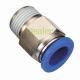 Composite Push In Fittings Male Straight Connector