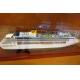 Costa Victoria Cruise Ship Plastic Cruise Ship Models With High Simulation , Ivory White