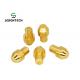 Brass / Copper Cylindrical Dowel Pin Step Cone Type For Automation Equipment