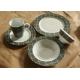 superwhite porcelain/ceramic  24pcs dinnerware set with colour box /round dinner set
