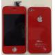 100% Original IPhone 4S Repair Parts of Red Conversion Kit Replacement with LCD Assembly