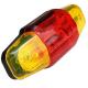 Red / Yellow LED Bicycle Tail Light For Safety Riding Water Resistant Durable