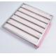 ISO9001 Medium Air Handler HEPA Filters Large Dust Holding Capacity
