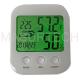 Backlight Digital LCD Indoor Outdoor Thermometer Humidity Hygrometer WITH CLOCK