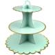 Birthday Round Food Stand Display 3 Tier Paper Cupcake Stand