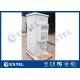 One Compartment Outdoor Equipment Enclosure Including 19 Inch Rack Low MTTR