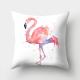 Home Decorative Throw Pillow Covers Flamingo Pattern&Tropical Flower Leaves
