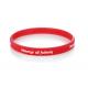Charity bracelets 6mm width logo color filled 202mm length for gift